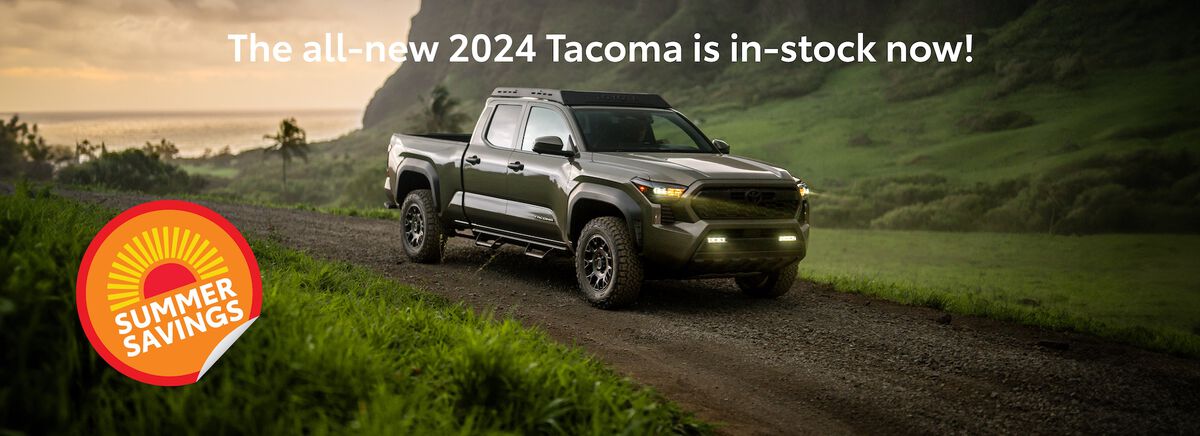 The all-new 2024 Tacoma is in-stock now!